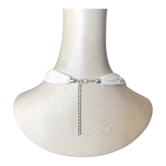 Retro Multi Pink Shades Strands Mini Beads Tribal Inspired Boho Chic Necklace - Picture 11 of 11